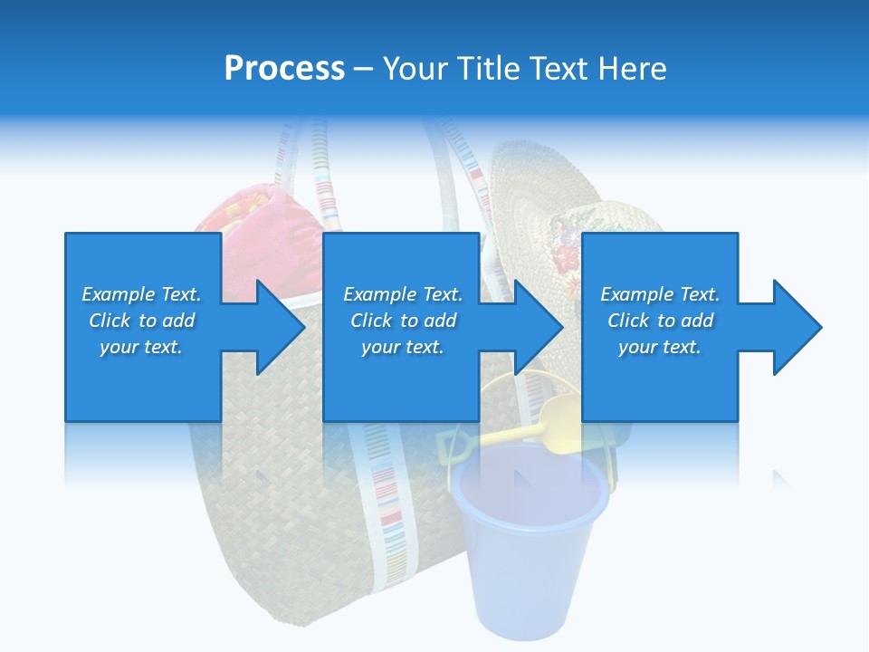 Sea Beach Sand Pail PowerPoint Template