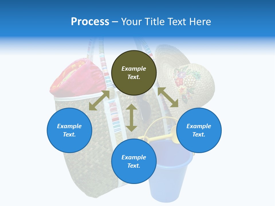 Sea Beach Sand Pail PowerPoint Template