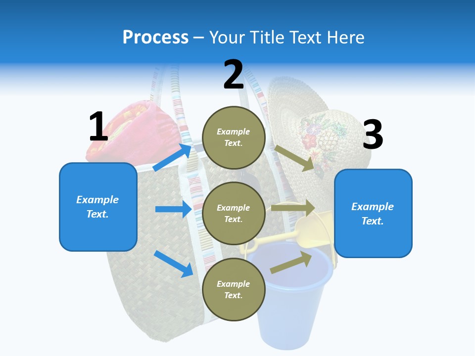 Sea Beach Sand Pail PowerPoint Template