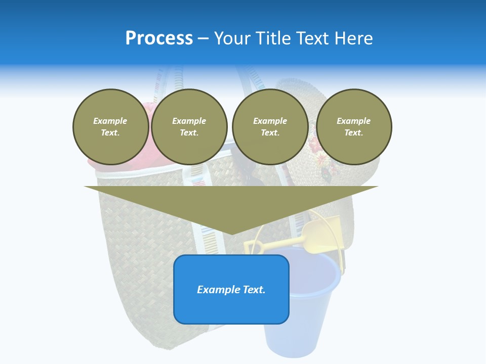Sea Beach Sand Pail PowerPoint Template