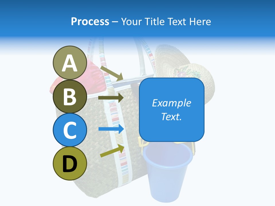 Sea Beach Sand Pail PowerPoint Template