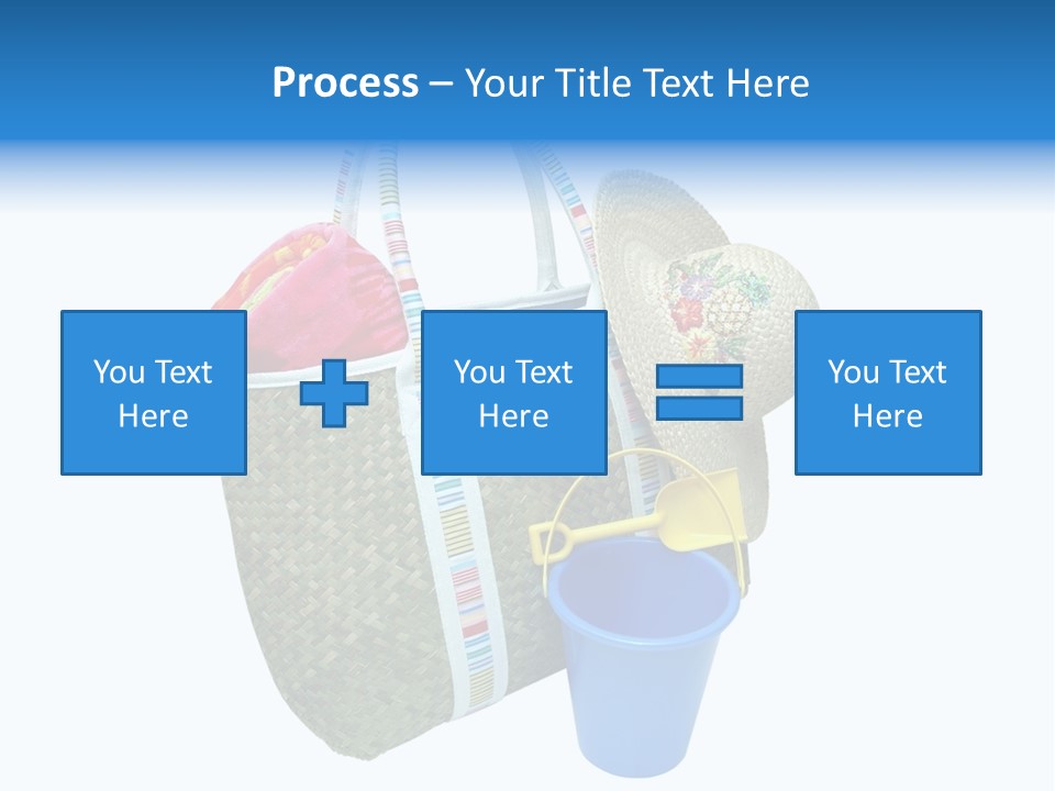 Sea Beach Sand Pail PowerPoint Template