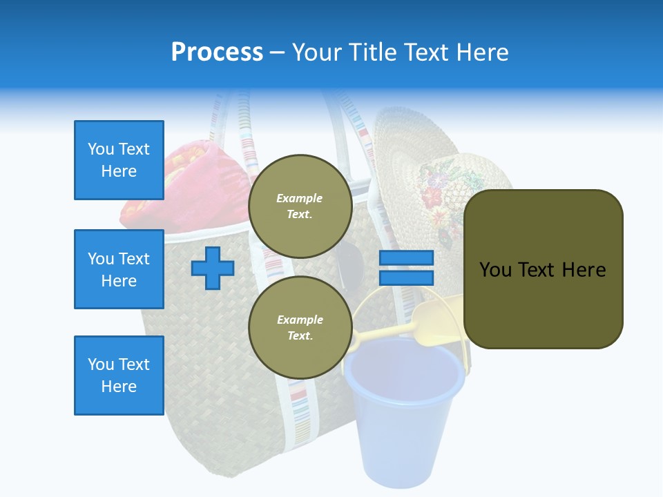 Sea Beach Sand Pail PowerPoint Template