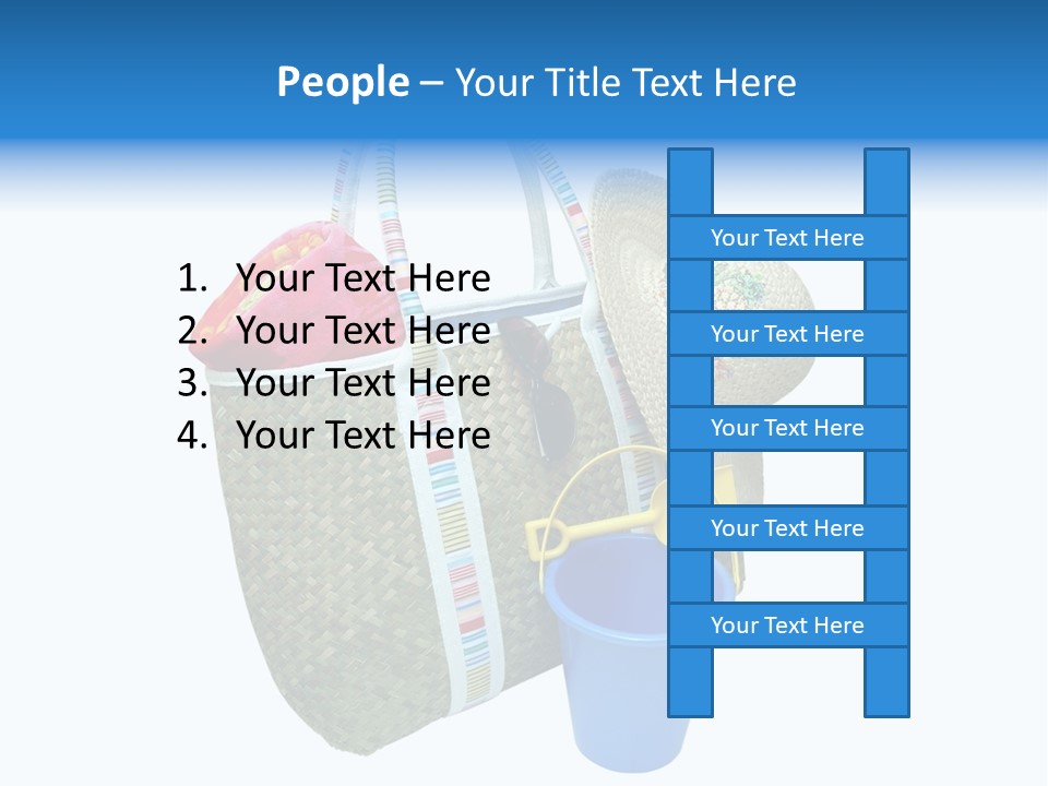 Sea Beach Sand Pail PowerPoint Template