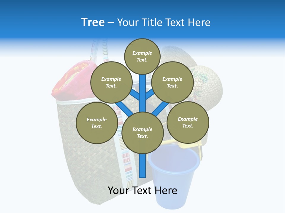 Sea Beach Sand Pail PowerPoint Template