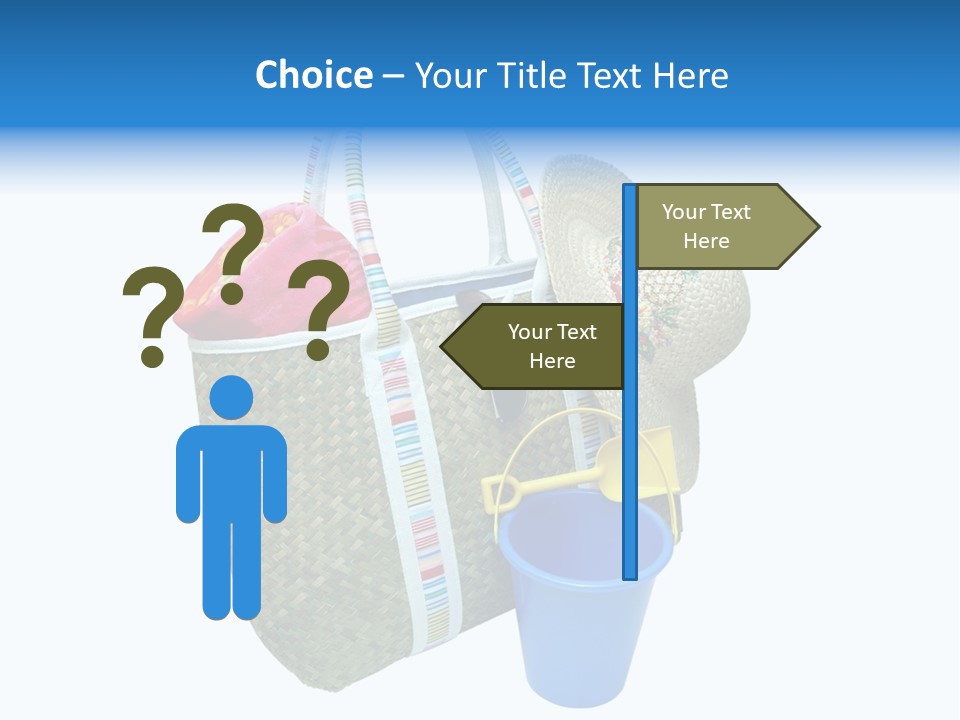 Sea Beach Sand Pail PowerPoint Template