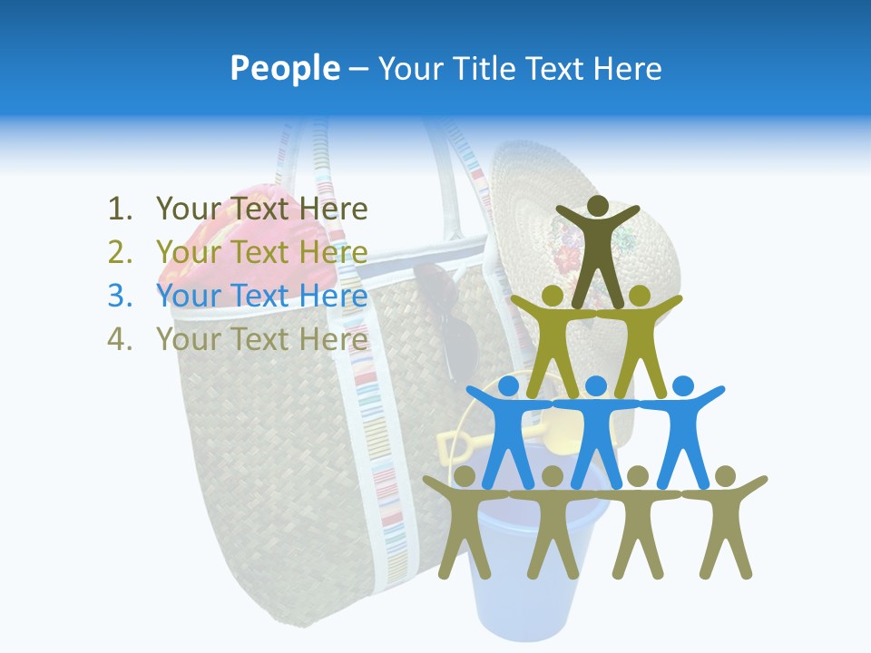 Sea Beach Sand Pail PowerPoint Template