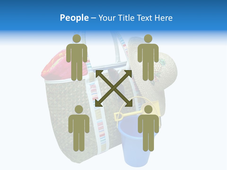 Sea Beach Sand Pail PowerPoint Template