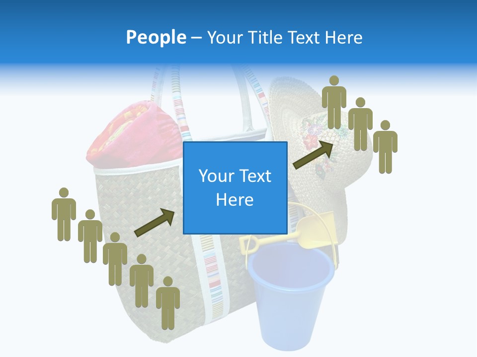 Sea Beach Sand Pail PowerPoint Template