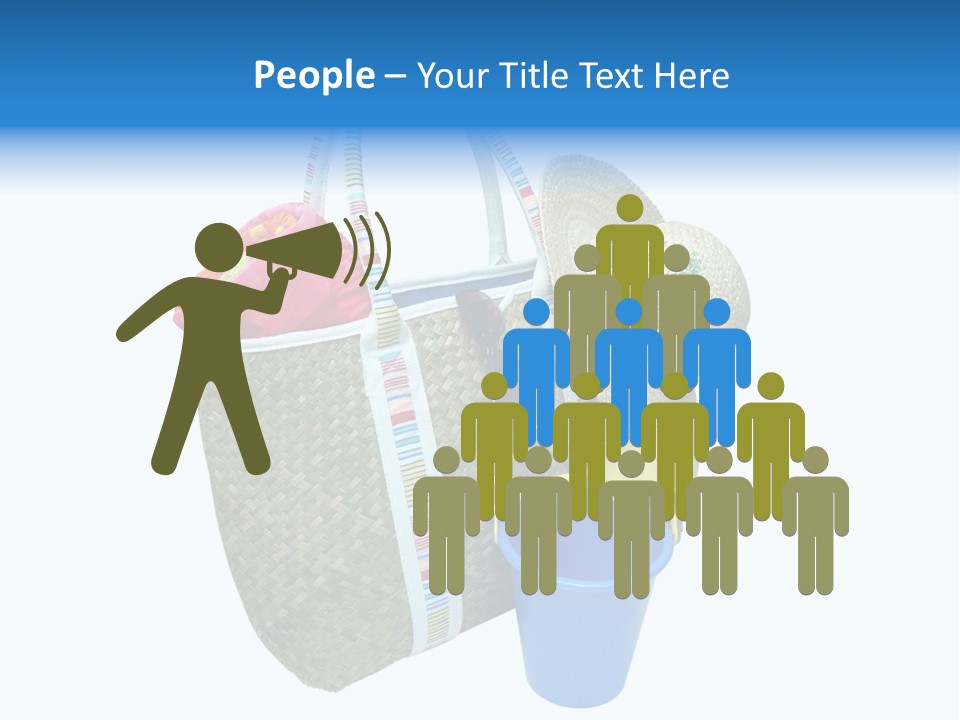 Sea Beach Sand Pail PowerPoint Template