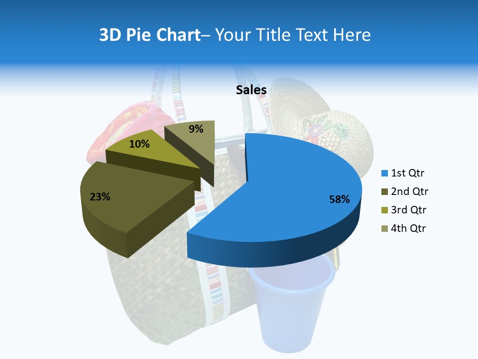 Sea Beach Sand Pail PowerPoint Template