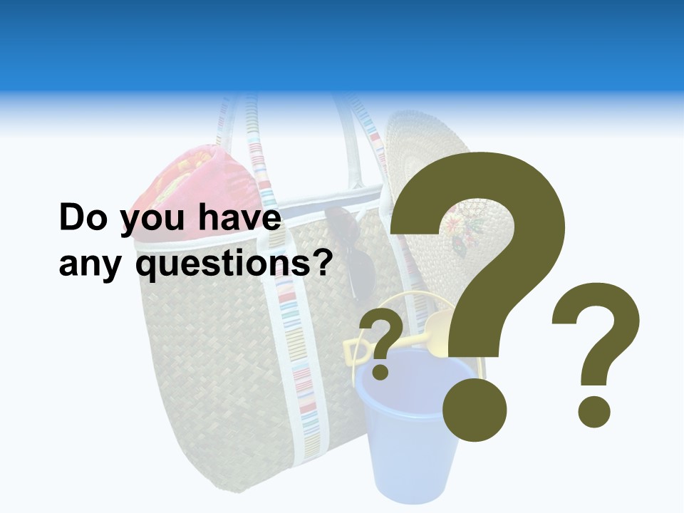 Sea Beach Sand Pail PowerPoint Template