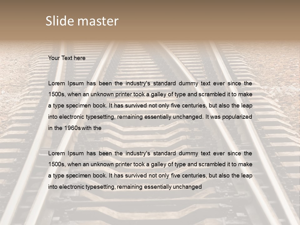 Resilience Gauge Ballast PowerPoint Template