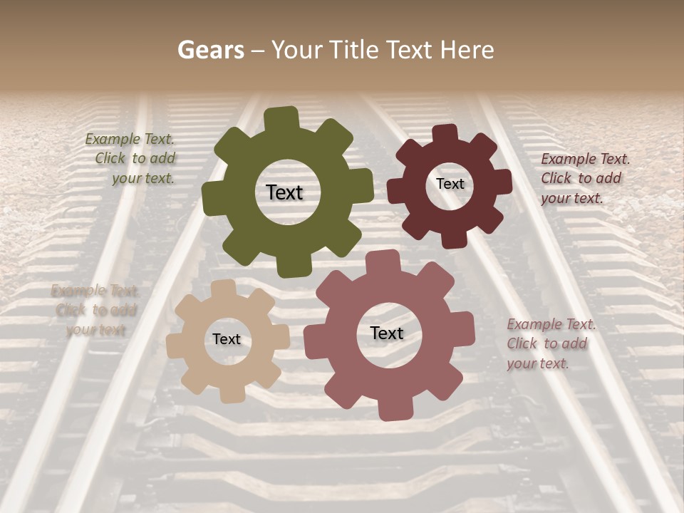 Resilience Gauge Ballast PowerPoint Template