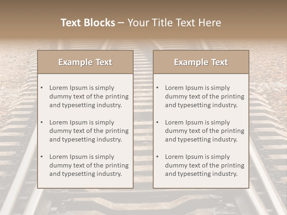 Resilience Gauge Ballast PowerPoint Template