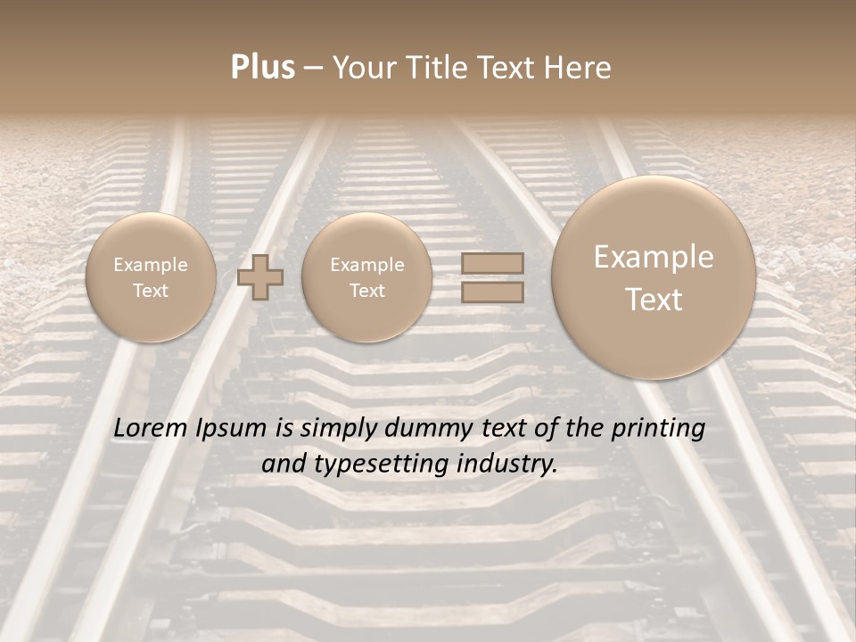 Resilience Gauge Ballast PowerPoint Template