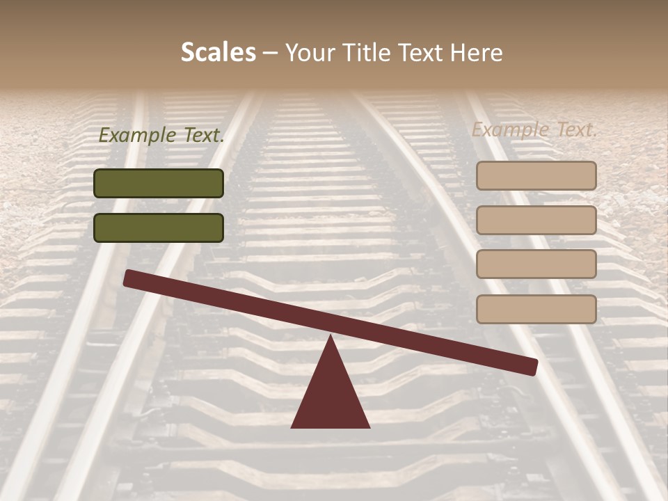 Resilience Gauge Ballast PowerPoint Template
