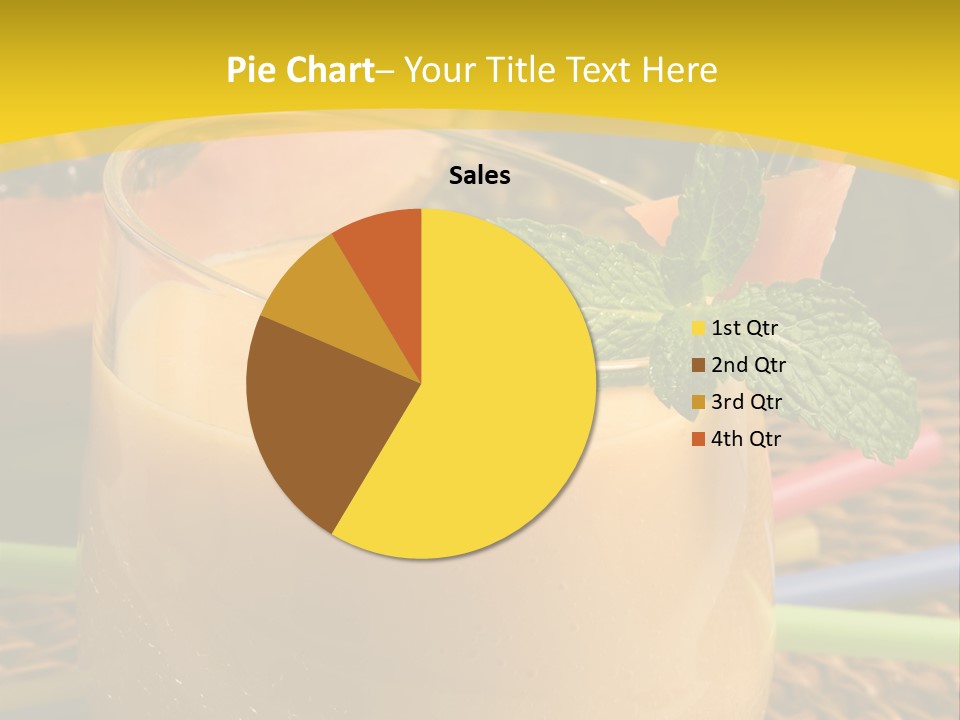 Food Juice Garnish PowerPoint Template