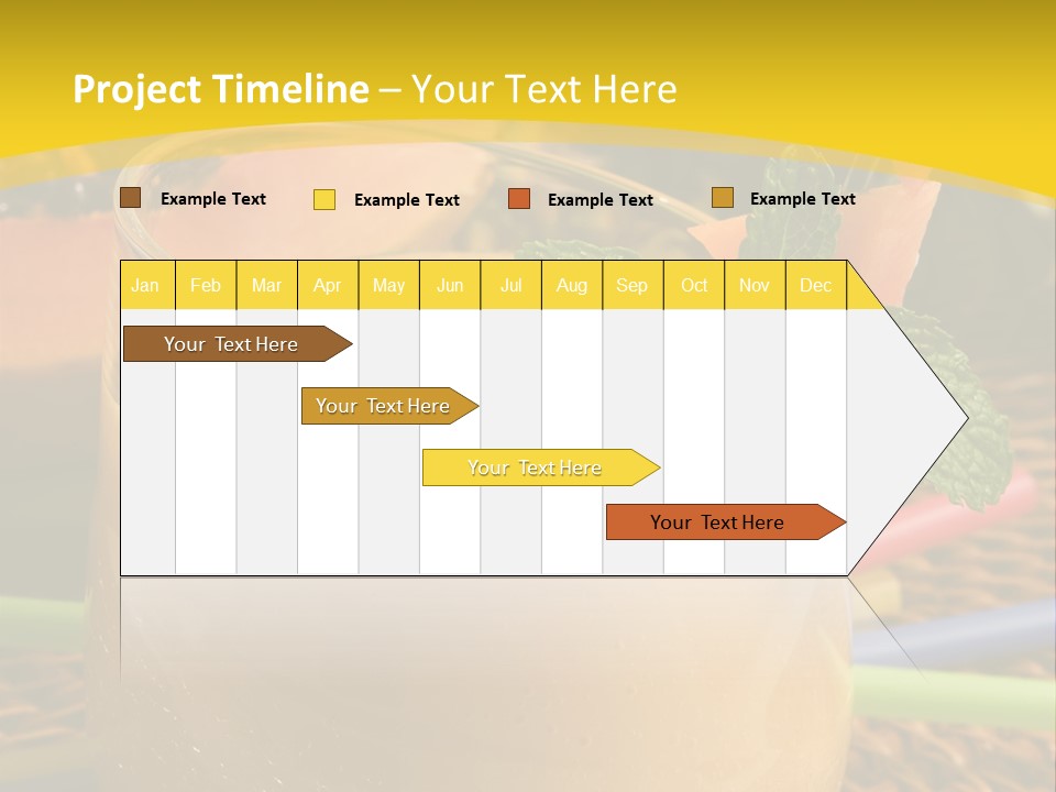 Food Juice Garnish PowerPoint Template