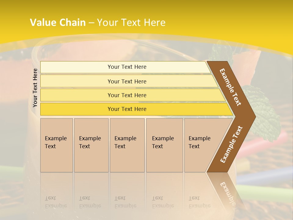 Food Juice Garnish PowerPoint Template