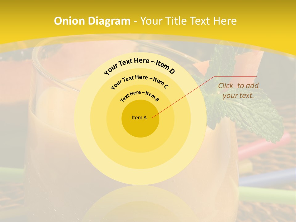 Food Juice Garnish PowerPoint Template