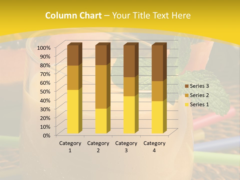 Food Juice Garnish PowerPoint Template