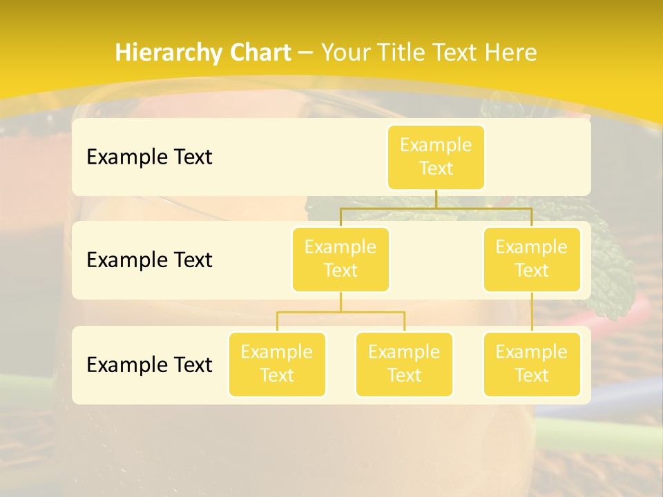 Food Juice Garnish PowerPoint Template