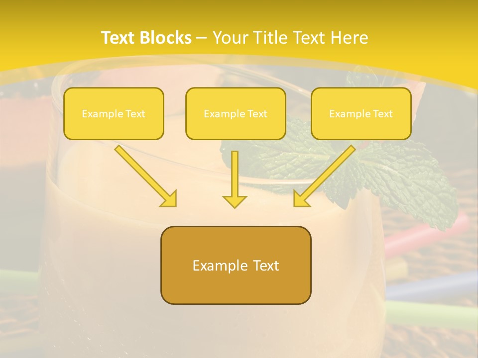 Food Juice Garnish PowerPoint Template