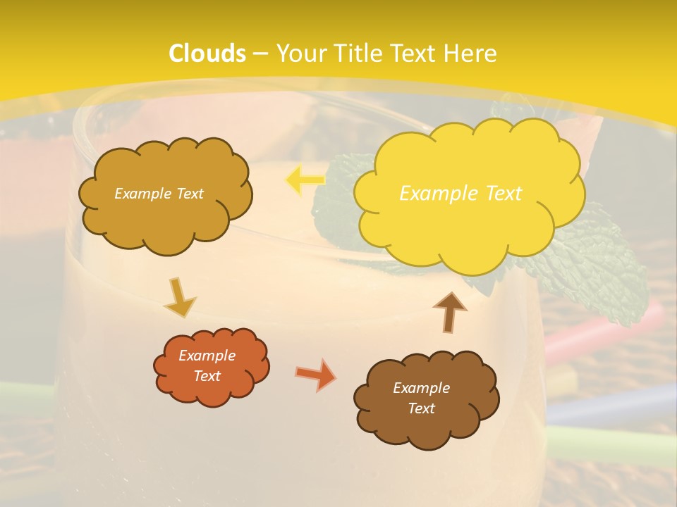 Food Juice Garnish PowerPoint Template
