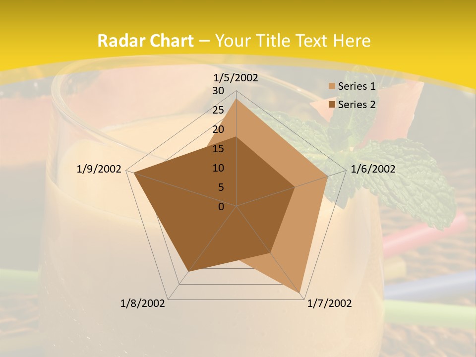 Food Juice Garnish PowerPoint Template