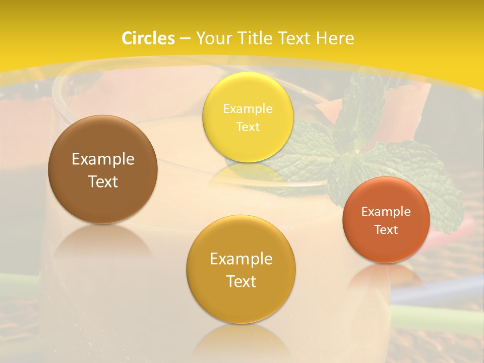 Food Juice Garnish PowerPoint Template