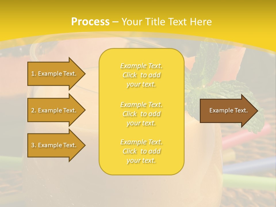 Food Juice Garnish PowerPoint Template