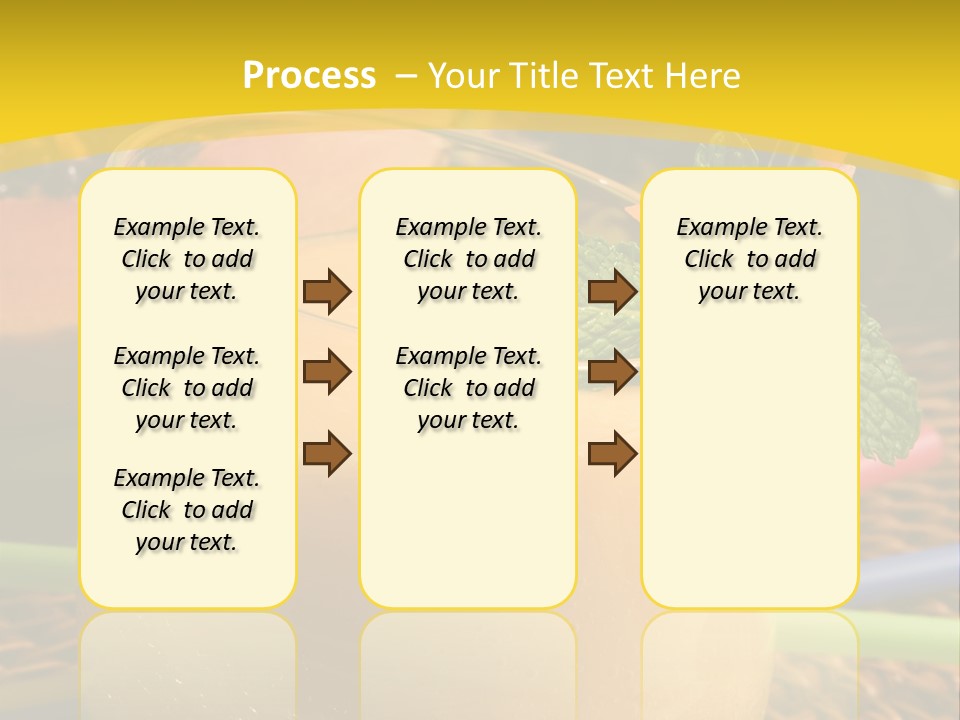 Food Juice Garnish PowerPoint Template