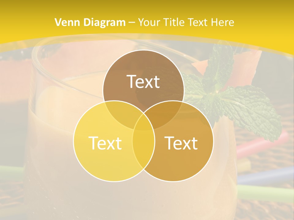 Food Juice Garnish PowerPoint Template