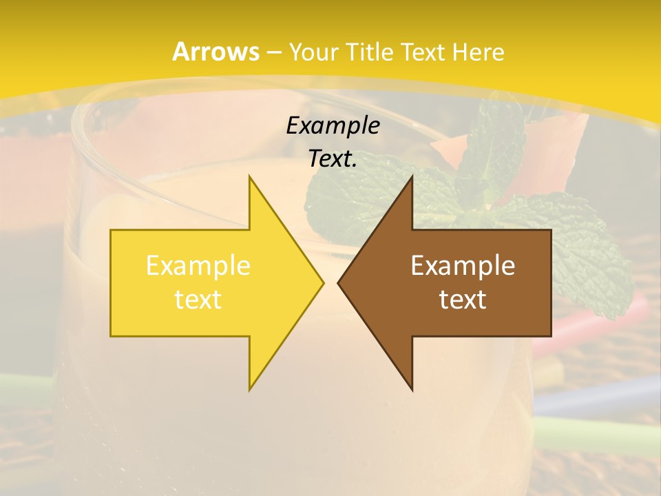 Food Juice Garnish PowerPoint Template