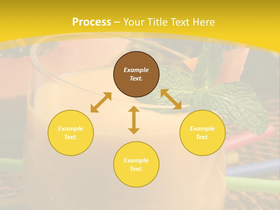 Food Juice Garnish PowerPoint Template