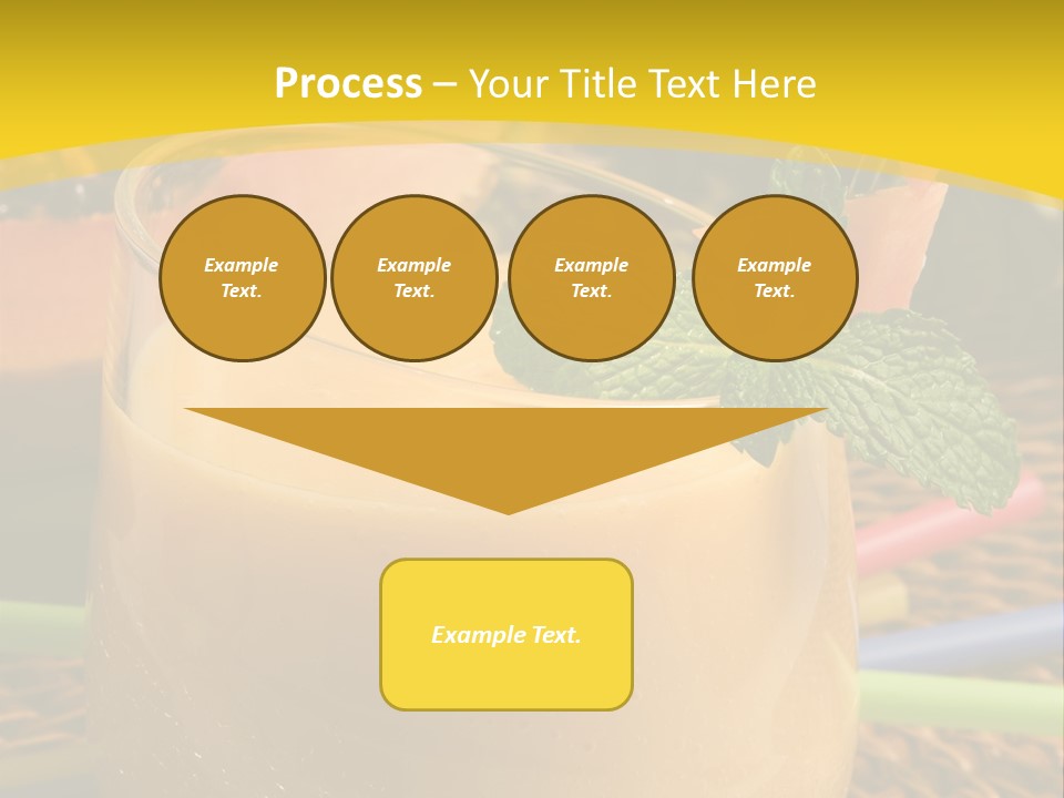 Food Juice Garnish PowerPoint Template