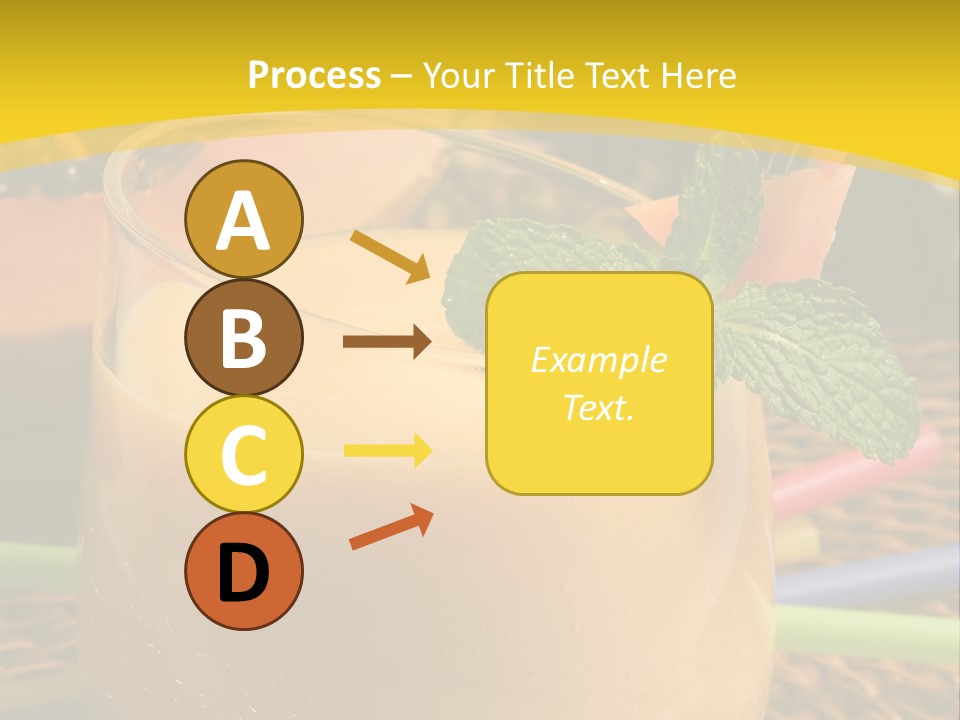 Food Juice Garnish PowerPoint Template