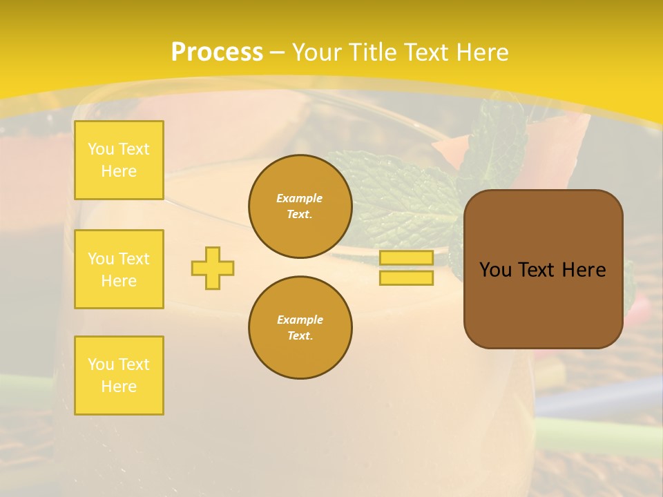 Food Juice Garnish PowerPoint Template