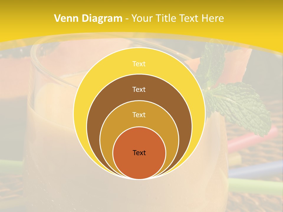 Food Juice Garnish PowerPoint Template