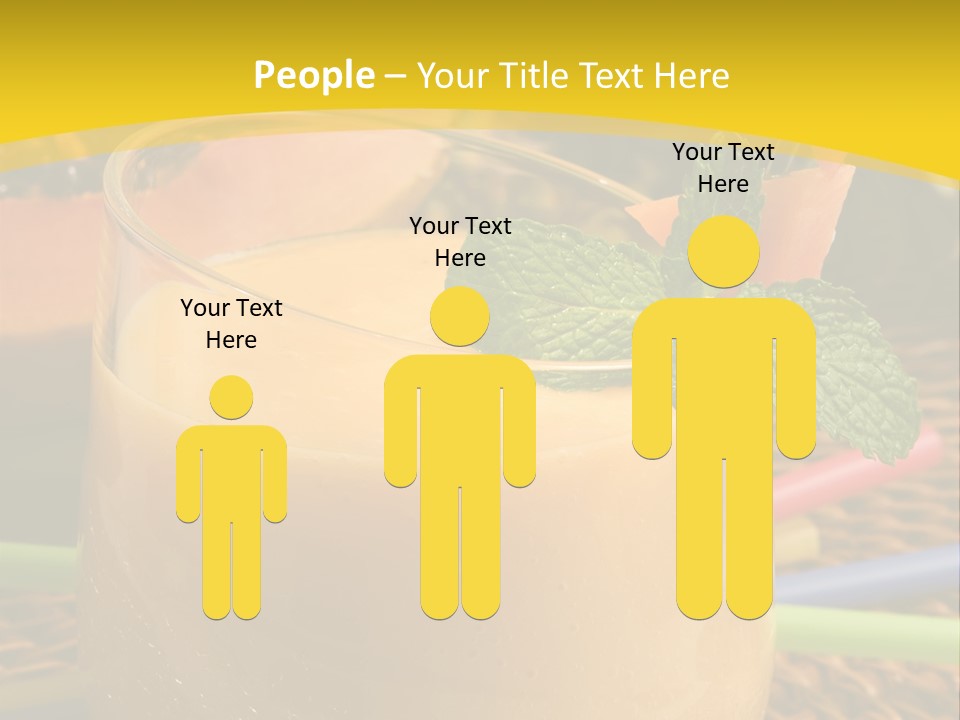 Food Juice Garnish PowerPoint Template