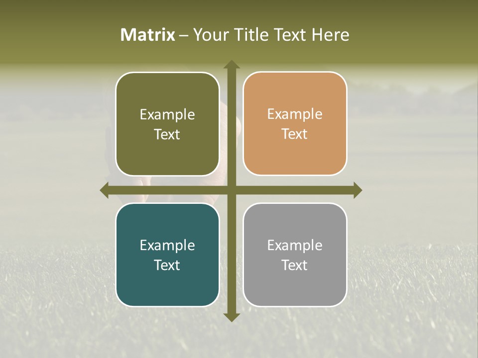 Weekend Clouds Eagle PowerPoint Template