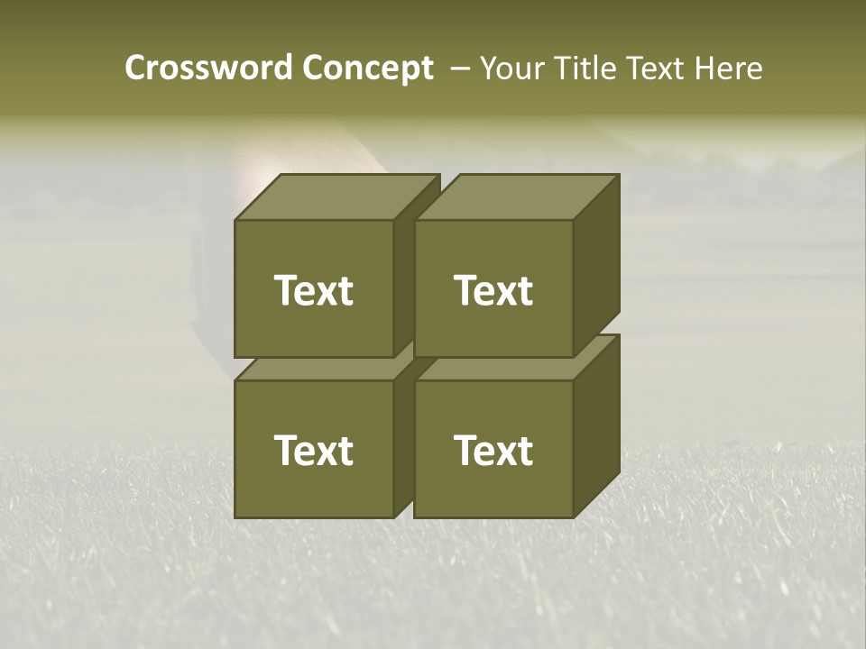 Weekend Clouds Eagle PowerPoint Template