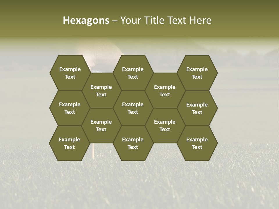 Weekend Clouds Eagle PowerPoint Template