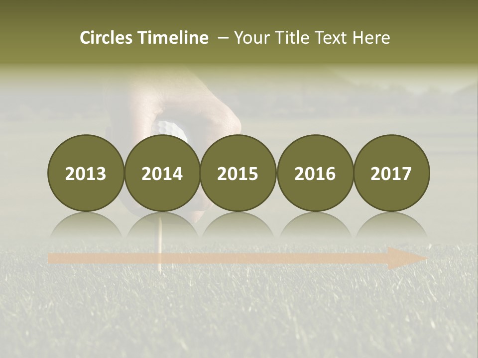 Weekend Clouds Eagle PowerPoint Template