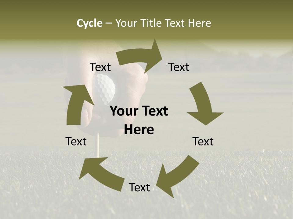 Weekend Clouds Eagle PowerPoint Template