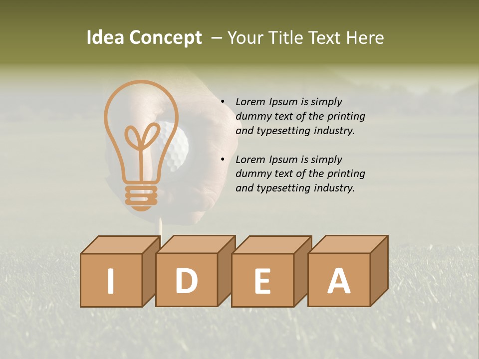 Weekend Clouds Eagle PowerPoint Template