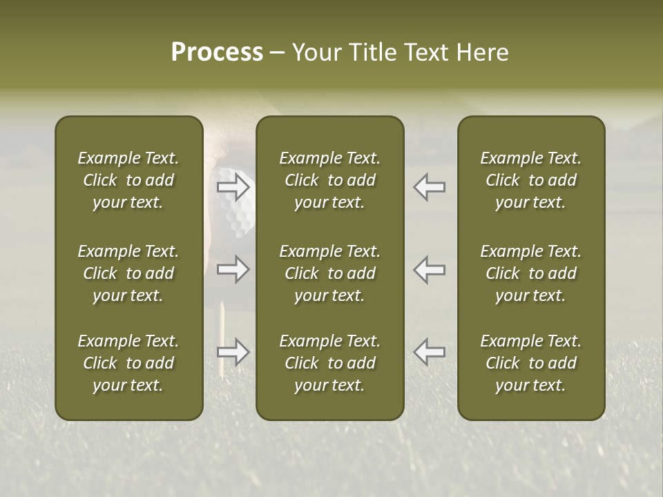 Weekend Clouds Eagle PowerPoint Template