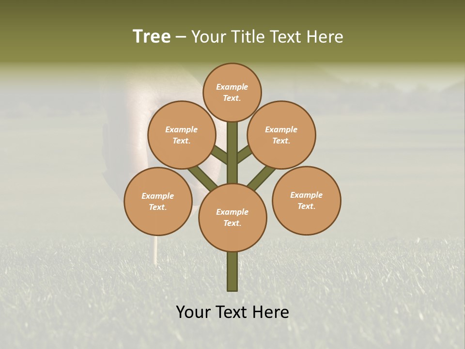 Weekend Clouds Eagle PowerPoint Template
