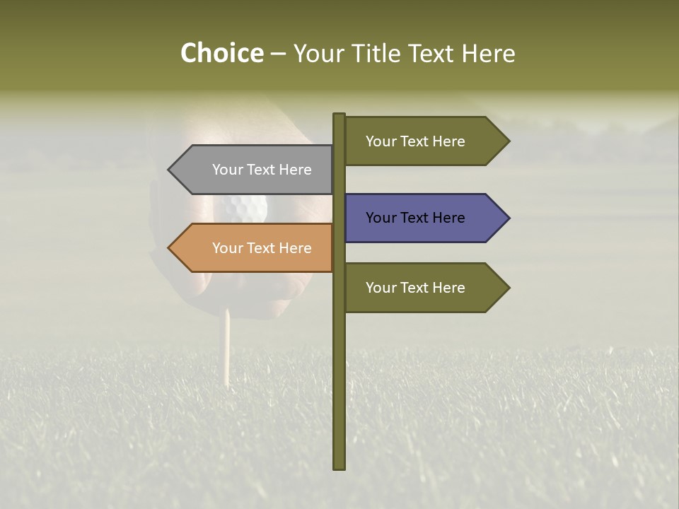 Weekend Clouds Eagle PowerPoint Template